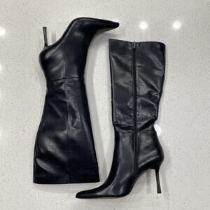 The Drop Women's US 12 Gemini Tall Heeled Boot Black